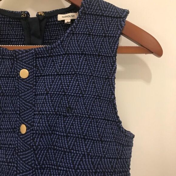 Manoush Sz 38 Robe Elastic Dress blue RETAIL $720 - Picture 6 of 8